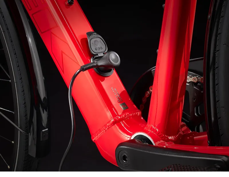 Trek Fx+ 2 Electric Hybrid Bike in Viper Red-7